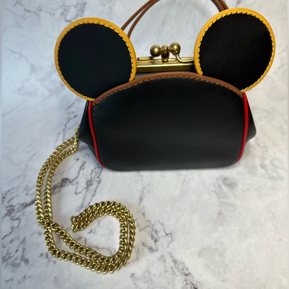 Coach Disney Mickey Mouse X Kieth Haring Kisslock Bag - Picture 10 of 12